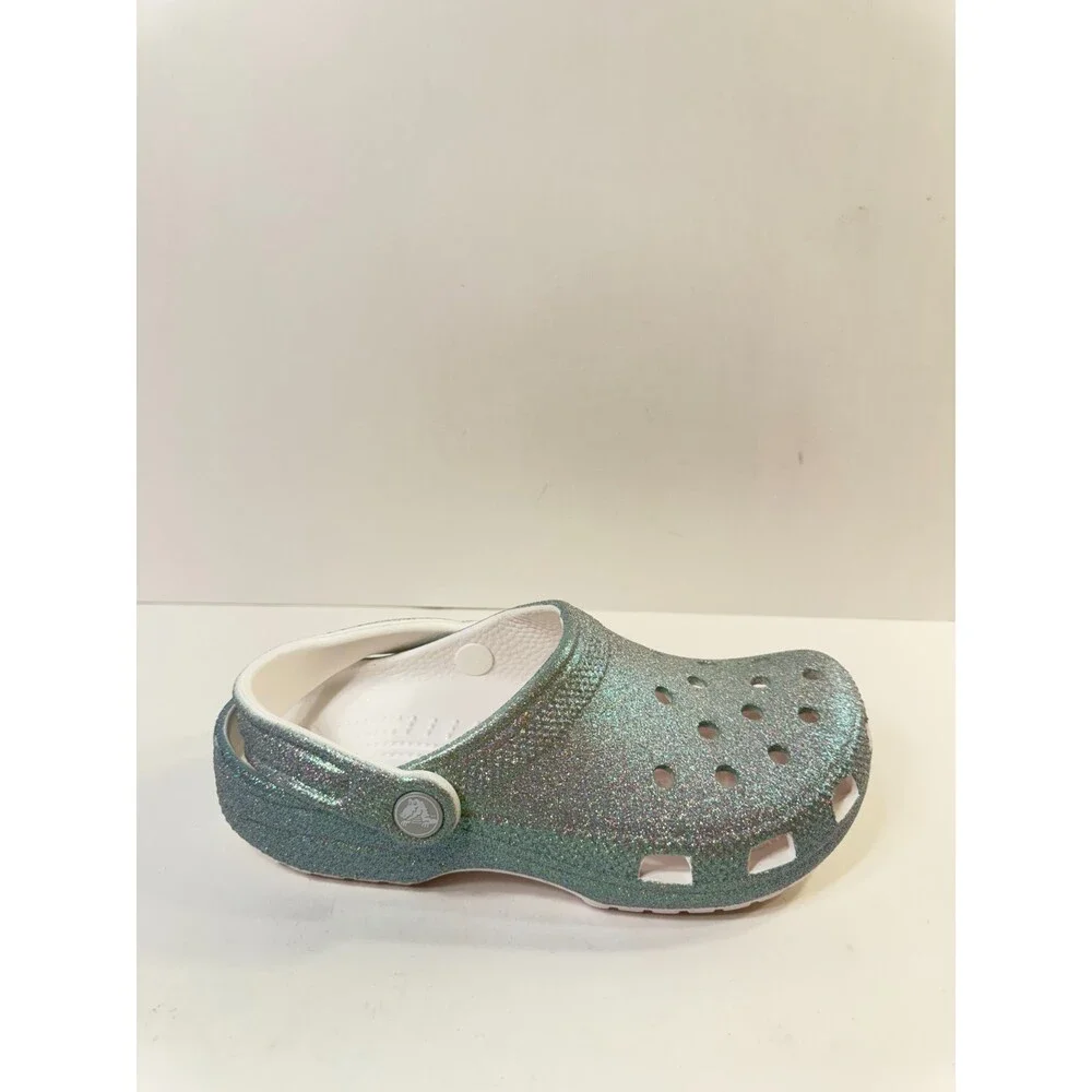 Crocs Juniors Kids Classic Glitter Clog US 5